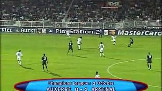 Auxerre v. Arsenal 2.10.2002 Champions League 2002/2003 highlights