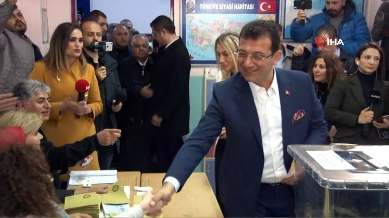 CHP İBB Adayı İmamoğlu, oyunu Beylikdüzü'nde kullandı