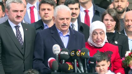 Binali Yıldırım, oyunu kullandıktan sonra açıklamalarda bulundu - İSTANBUL