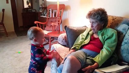 Funny Babies With Their Grandparents - Funny Fails Baby Video