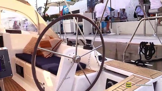 2019 Hanse 348 Sailing Yacht - Deck and Interior Walkaround - 2018 Cannes Yachting Festival