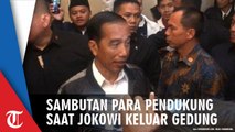 Keluar Ruangan Debat Jokowi Disambut Nyanyian “Kita Sayang Bapak Jokowi”