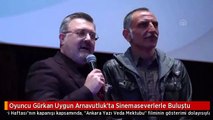 Oyuncu Gürkan Uygun Arnavutluk'ta Sinemaseverlerle Buluştu