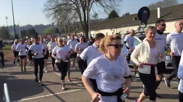 Jogging blanc en hommage à Wivinne Marion, assassinée à Boninne