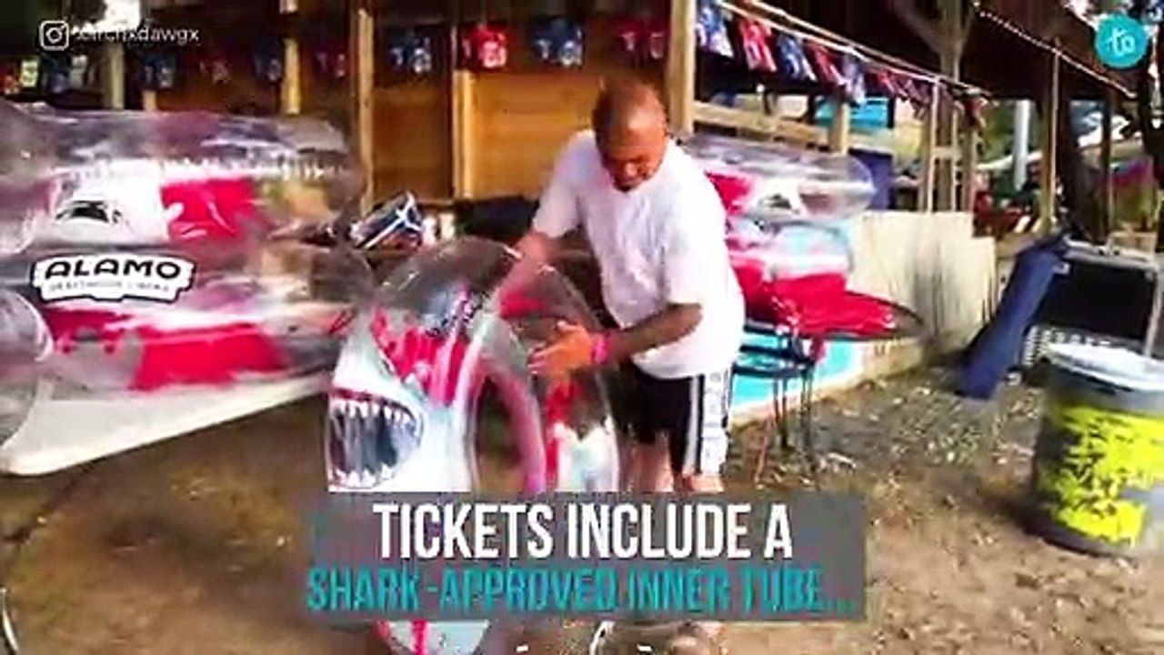 Regarder le film "Les Dents de la mer" sur un écran géant tout en flottant dans l'eau, ça vous dit ?