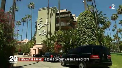George Clooney appelle au boycott des palaces appartenant au sultan de Brunei