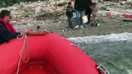 Mahsur kalan mülteciler böyle kurtarıldı