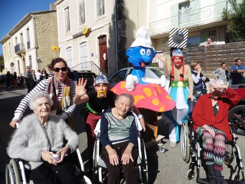 Jour de carnaval à Aigues-Vives