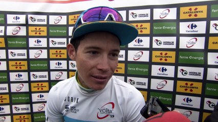 Miguel Ángel López - entrevista en la meta - etapa 7 - Volta a Catalunya 2019