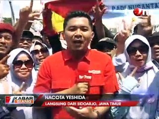 Kampanye Prabowo di Sidoarjo, Ribuan Warga Dihibur Rhoma
