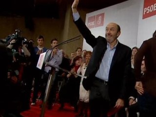Rubalcaba ofrece un proyecto de "cambio" y "unidad"