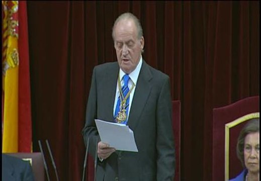 El Rey: Hemos de defender la honradez de la mayoría de los españoles