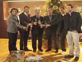 El Real Madrid felicita la Navidad