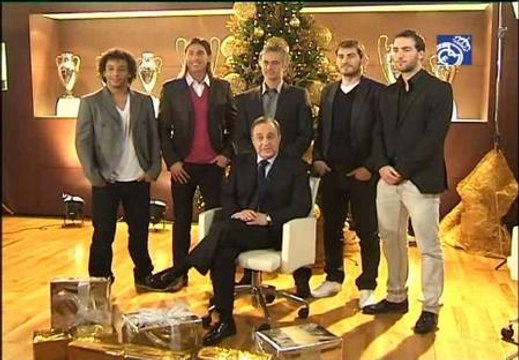 El Real Madrid felicita la Navidad a sus aficionados
