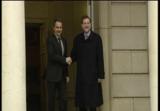 Zapatero y Rajoy se reúnen en La Moncloa