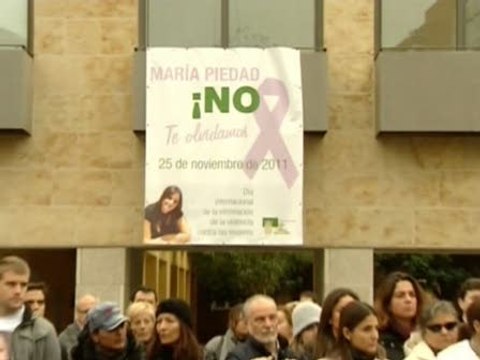 Familiares y vecinos recuerdan a María Piedad