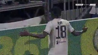 Moise Kean reacting to racial abuse after scoring a crucial goal. Elite Mentality