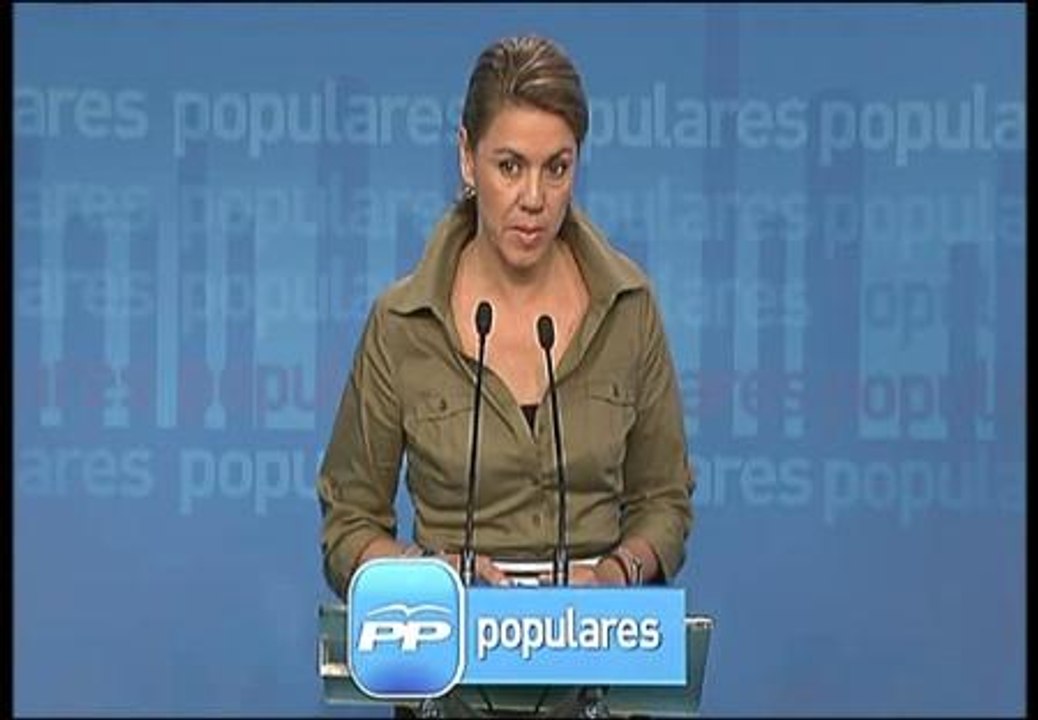 De Cospedal: "La sentencia sobre Bildu fue una mala noticia para los españoles y para el TC"