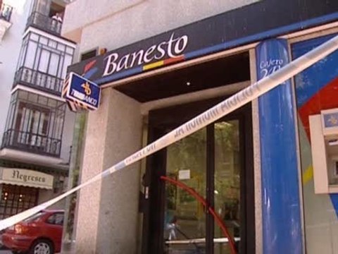 Vigilante evita atraco en un banco de Madrid