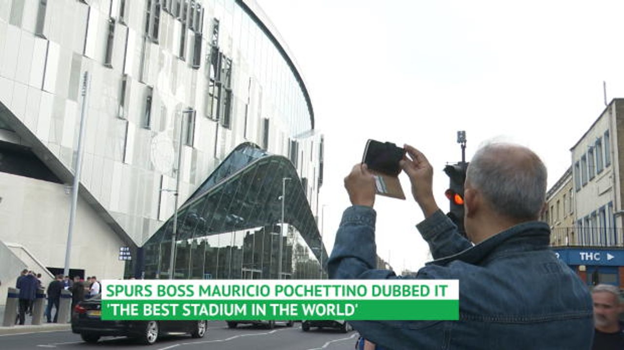 Fans hail Tottenham's new stadium