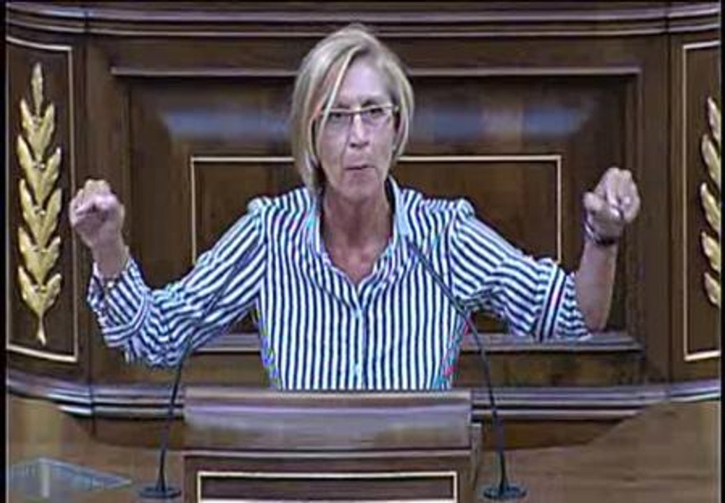 Rosa Díez: "El grupo PP-PSOE ha expropiado la Constitución y la democracia"