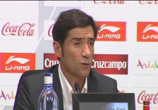 Marcelino: El equipo ha estado francamente bien
