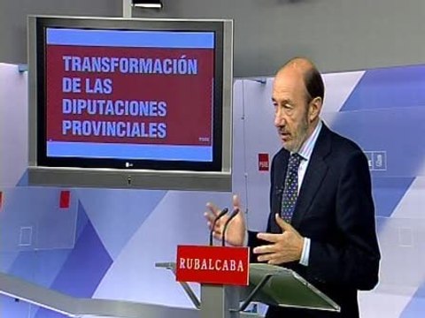 PSOE promete 20% de ahorro reformando diputaciones