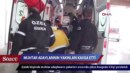 Karaman muhtar kavga