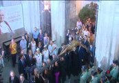 El Cristo de la Buena Muerte recorre las calles de Madrid