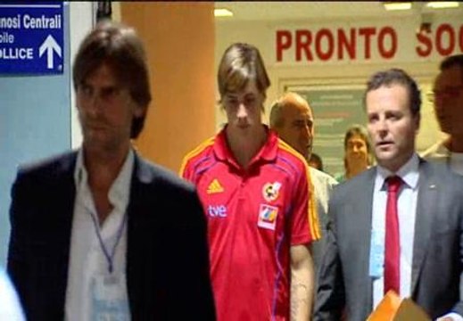 Fernando Torres, trasladado a un hospital con conmoción cerebral