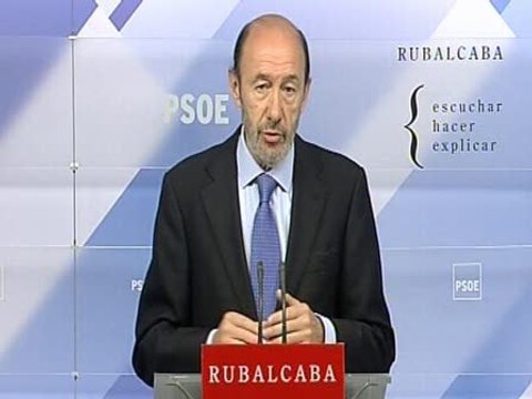 Rubalcaba: Soluciones políticas a problemas financieros
