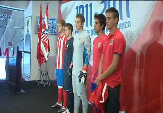 El Atlético de Madrid presenta su nueva camiseta