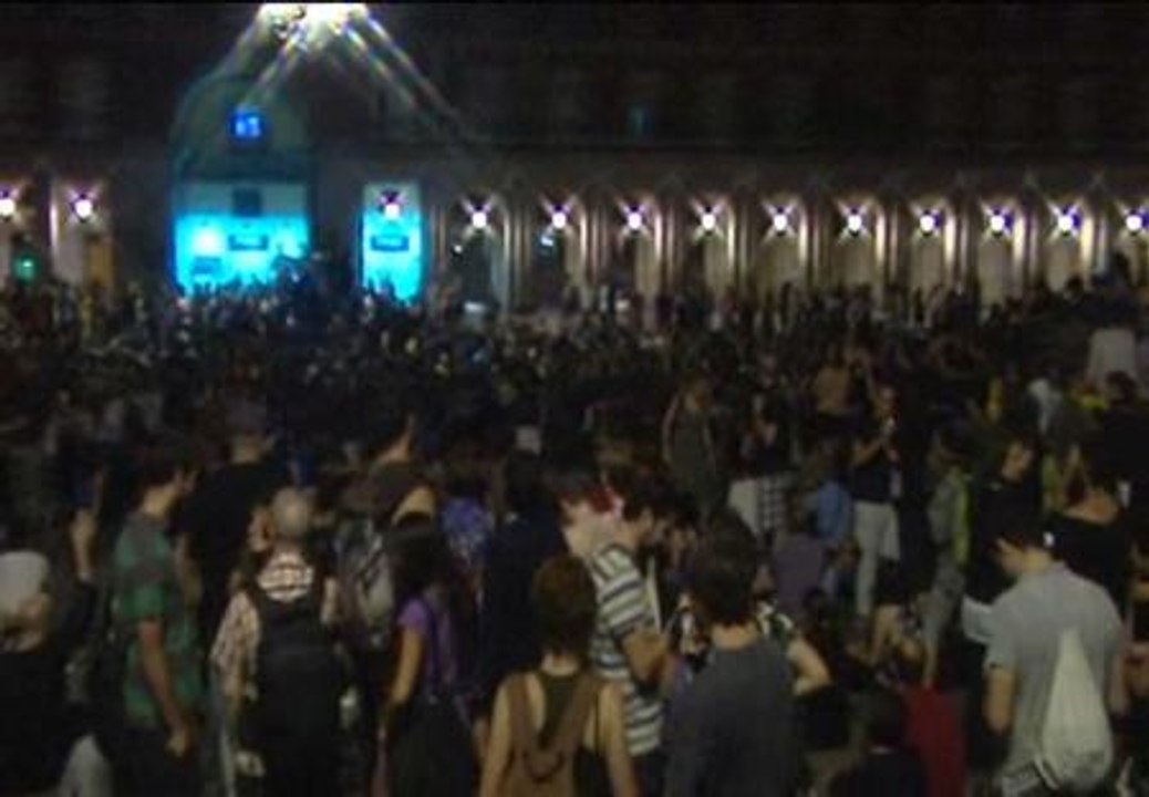 Los indignados toman la Plaza Mayor