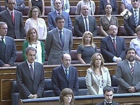 Minuto de silencio por las víctimas del terrorismo