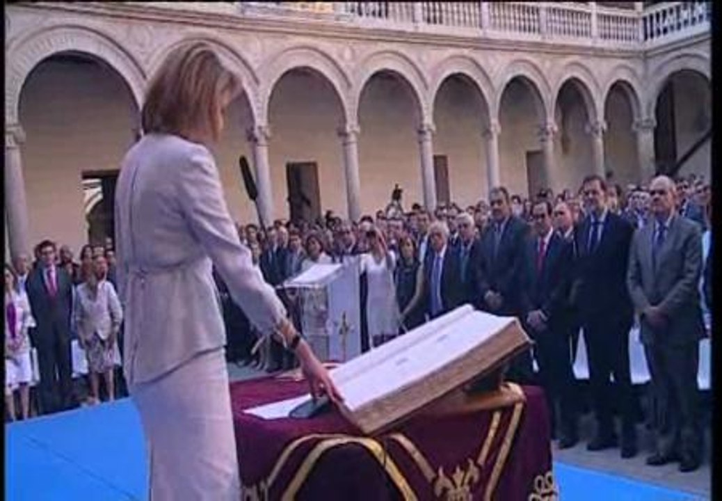 María Dolores de Cospedal toma posesión como presidenta de Castilla-La Mancha