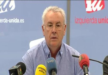 Cayo Lara: "No se gira más a la izquierda permitiendo gobiernos del Partido Popular"