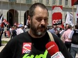 Centenar de trabajadores contra 'privatización' Renfe