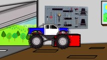 Monster Truck de la Machine de Conte de fées pour les enfants (dessins animés pour les enfants)