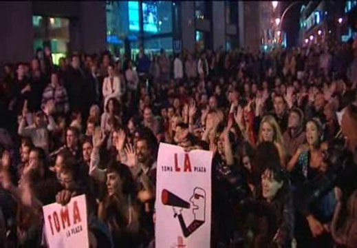 Los indignados de Sol vuelven al Congreso de los Diputados