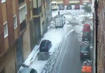 Valladolid, muy afectada por las tormentas