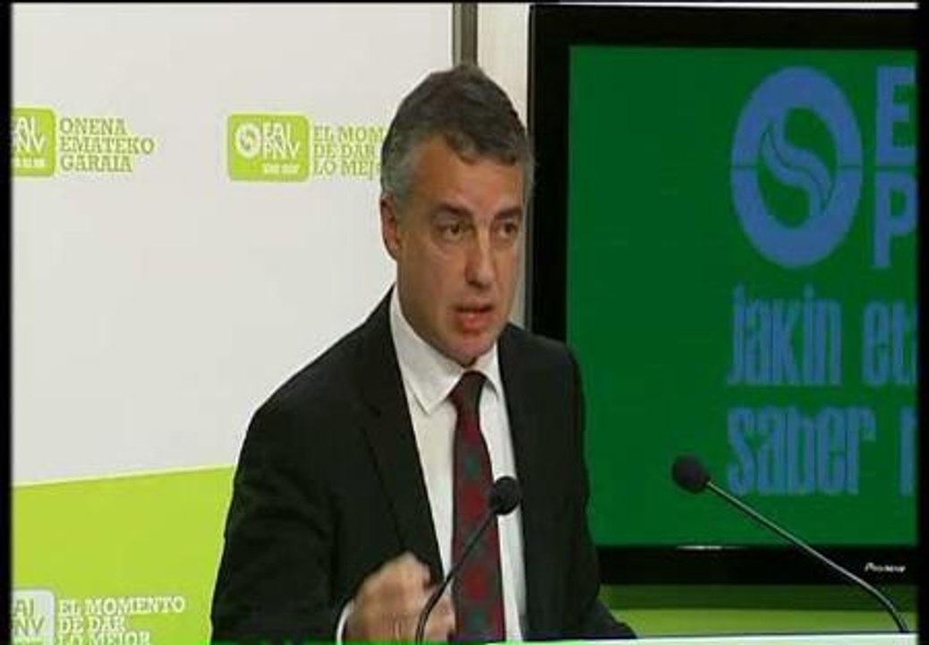 Urkullu pide a Bildu que pida el cese de ETA