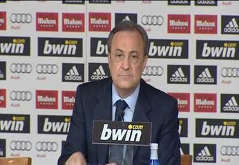Florentino Pérez: "No contemplamos la posibilidad de fichar a Agüero"