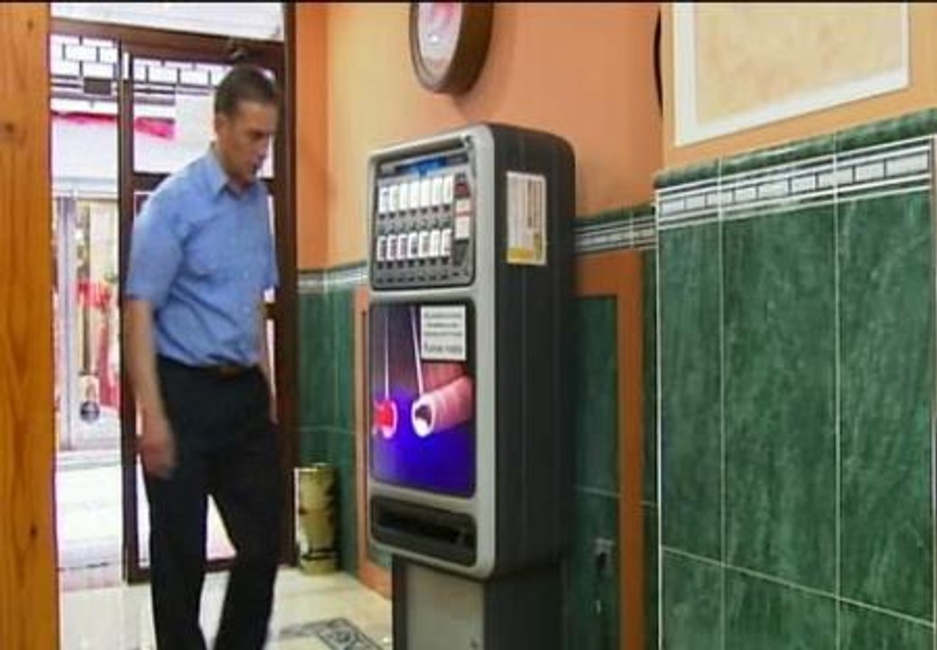 Las máquinas expendedoras de tabaco en Jaén est...