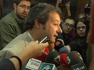 Hereu ejerce su derecho al voto en Barcelona