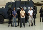 La policía mexicana detiene a tres narcotraficantes sospechosos de varios asesinatos