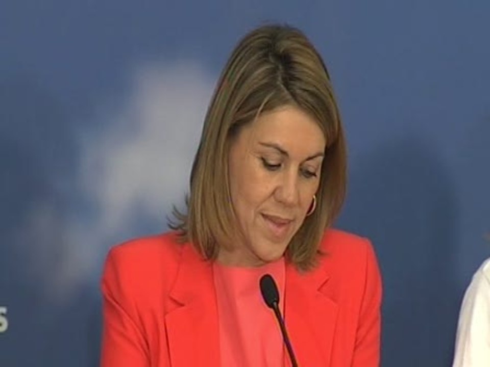 Cospedal:"Hemos ganado las elecciones"