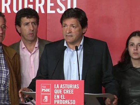 Fernández reconoce el mal resultado del PSOE en Asturias