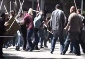 Fuertes enfrentamientos entre manifestantes y policía en Georgia