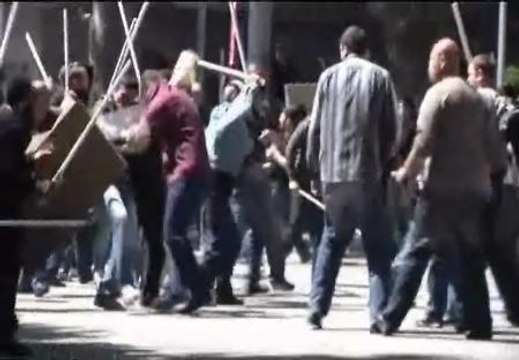 Fuertes enfrentamientos entre manifestantes y policía en Georgia