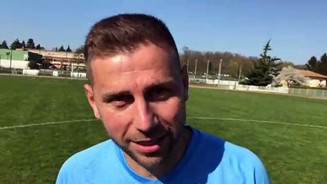 Coupe du Rhône (8ème de finale) – Julien GIMENO réagit après la qualification de l’ES GENAS contre l’O. BELLEROCHE